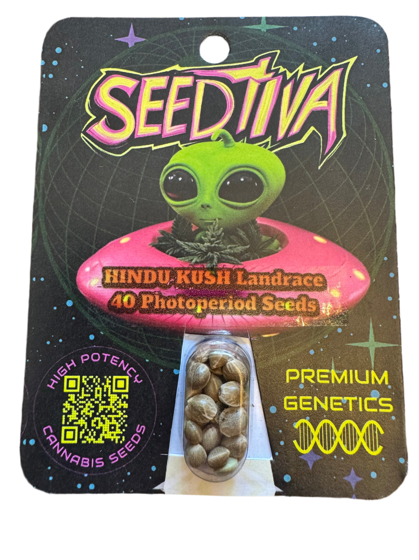 Wholesale 10 Packs Landrace Cannabis Seeds (40 seeds per pack) Anti-theft Packaging with Seed Display Bubble