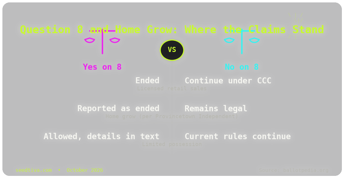 Does Question 8 End Massachusetts Home Grow?