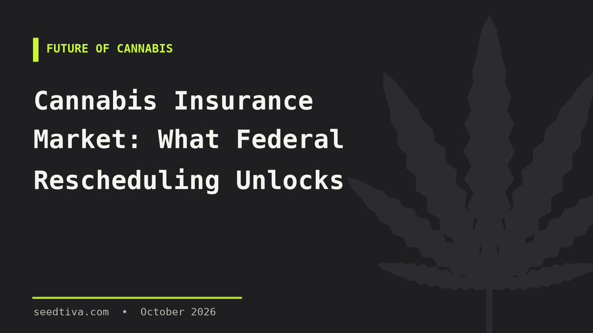 Cannabis Insurance Market: What Federal Rescheduling Unlocks