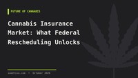 Cannabis Insurance Market: What Federal Rescheduling Unlocks