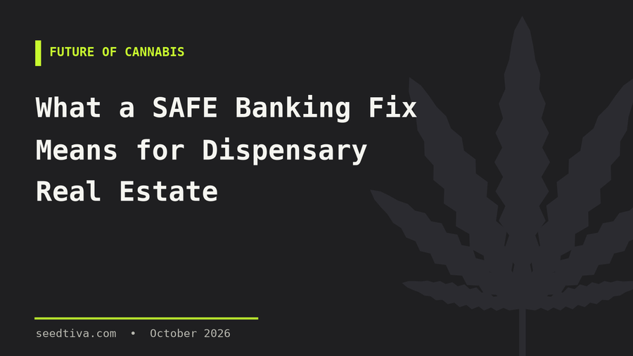 What a SAFE Banking Fix Means for Dispensary Real Estate