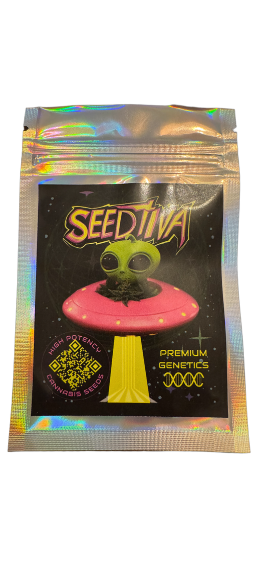 Wholesale 20 Packs Landrace Cannabis Seeds (8 seeds per pack) Resealable Holographic Mylar Packaging